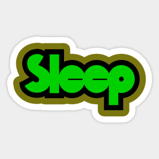 Sleep Band Stoner Sticker